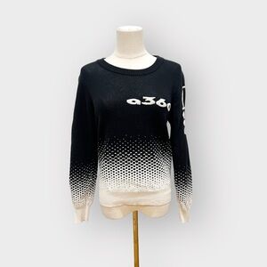 VARIANT ABUNDANCE 360 AI Gradient Black & White Tech Sweatshirt (Sz S)